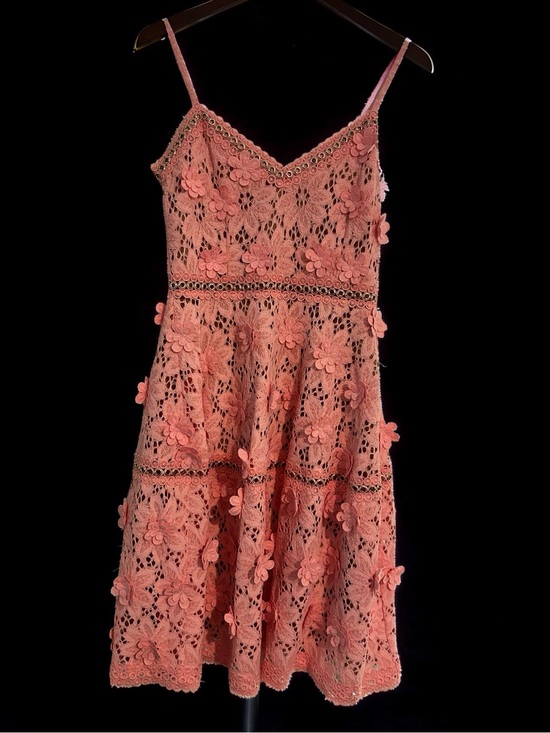 Michael Kors Dresses & Skirts - Michael Kors Coral Lace Floral Appliqué Sundress